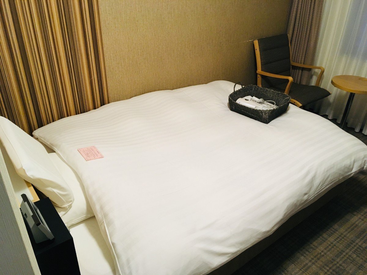 富山地鉄ホテル：ベットルーム