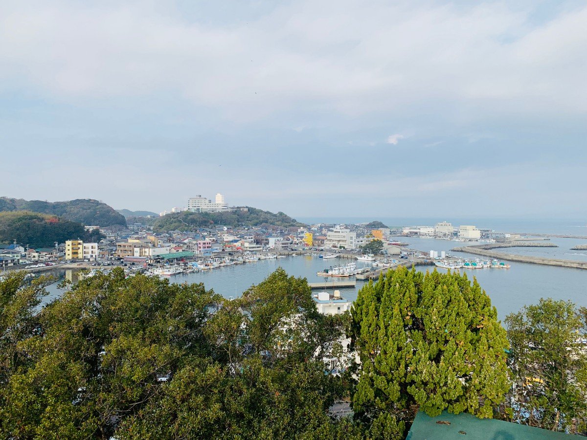 羽豆岬展望台からの眺め